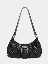 2024 spring hot selling Maillard style retro style small bag spicy girl Y2K wasteland style vintage leather shoulder armpit bag