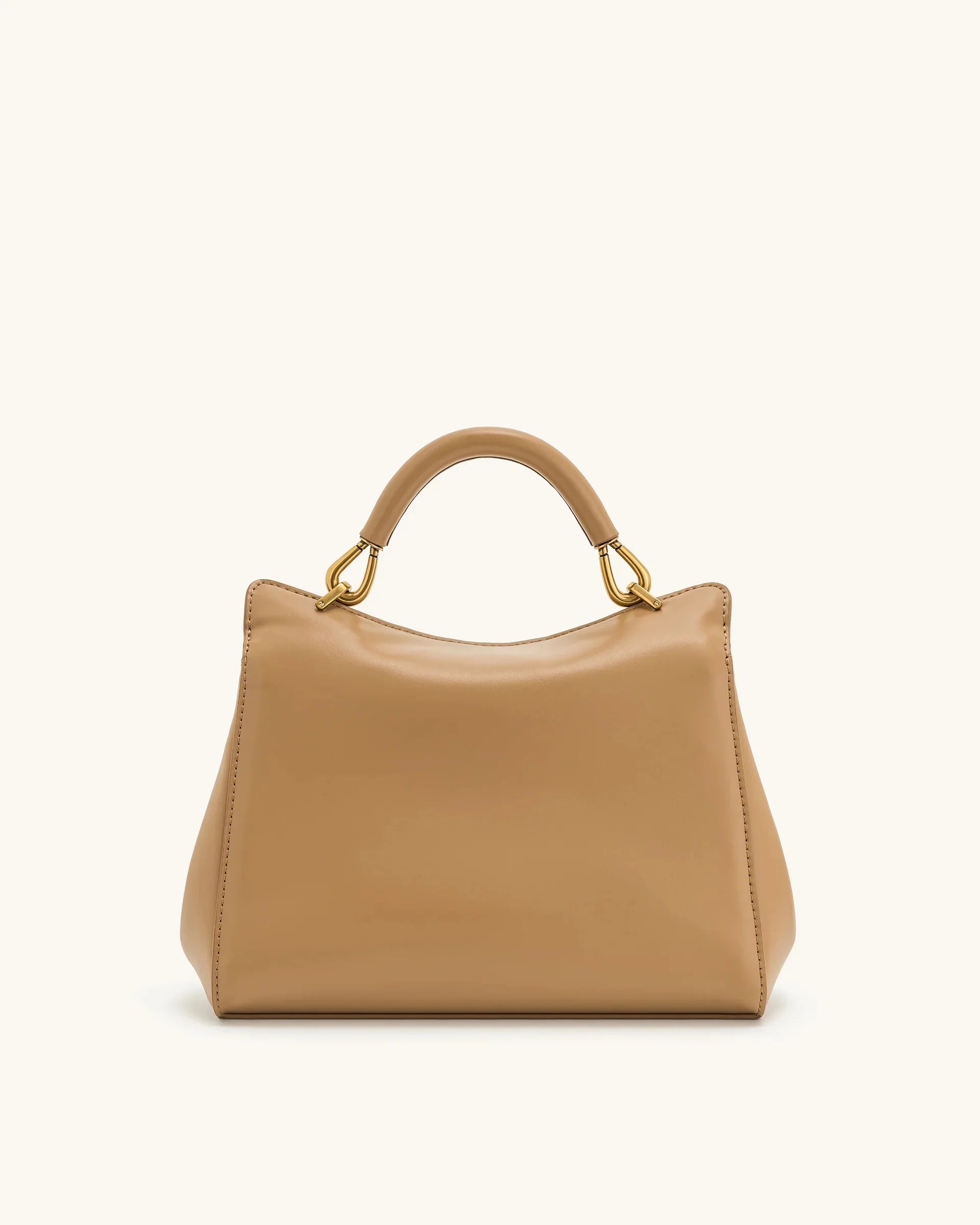 JW PEI Lucia Top-Handle Bag Luxury Designer Crossbody Shoulder Bag for Women Elegant Turn Lock Vegan Leather Messenger Purse