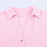 MUJER Striped Women's Shirt White Loose Casual Shirts for Women Summer Button up Shirts and Blouses Woman Wide Sleeve Ladies Top