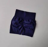 Peach Hip Lifting Sports Shorts Women High Waist and Waist Tightening Slimming Running Hip Speed Drying Three Point Tight Pants