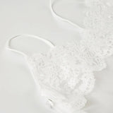 Shestyle Lace Transparent Mini Dress Sexy Women Wrapping Spaghetti Embroidery Flower Sheath Nightwear Club Mesh Wave Fantacy