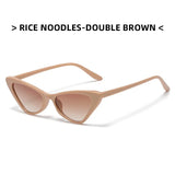 Hip-Hop Small Cat Eye Sunglasses Women Eyeglasses Eyewear with Retro Style Sunglasses