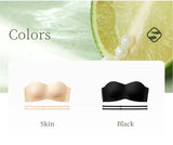 SUJIIN Summer Invisible Strapless Bras for Women Seamless Wireless Push Up Bra Lady Tube Top Supportive Bralettes Woman MX388