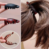 4 pcs Banana Clips, Small Size, Vertical Clips for Women, Elegant High Ponytail Hairpins, Twist Clips, Simple Hair Accessories