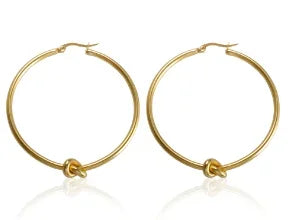 Luxury Shiny Zircon Hoop Earrings for Women Trendy Golden Stainless Steel Wed Ear Geometric Circle Earring Jewelry Pendientes