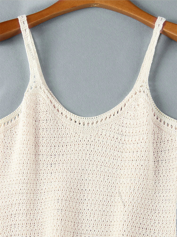 Sexy Crochet Halter V Neck Chic Ruffle Knit Beach Mini Dress 2026 Women Comfy Swimsuit Cover Up Seaside Holiday Club Dresses K58