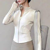 NEW Summer Women's Stand Collar Yoga Sun Protection Jacket, Anti-UV Slim Lightweight Sun Shirt for Outdoor Sports & Daily Wear