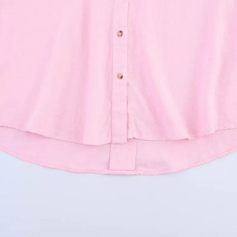 MUJER Striped Women's Shirt White Loose Casual Shirts for Women Summer Button up Shirts and Blouses Woman Wide Sleeve Ladies Top