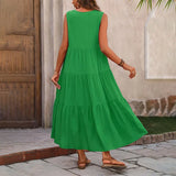 2024 Women Dress Summer Casual Brand Dresses Elegant Yellow Black Dress Femme