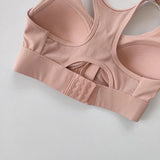 Front Zipper Sports Bra Shock-proof Sports Underwear High Impact Yoga Bra Quick Dry running vest Fitness Yoga Bra Top For Wome