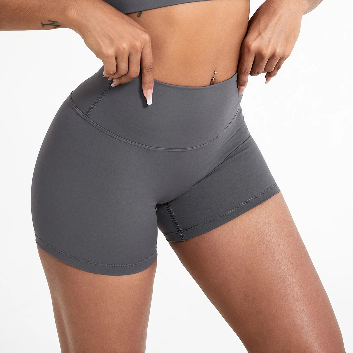 Hearuisavy Summer Running Sports Shorts Women Buttock Lift Leggings Women Cycling Slim Fit Workout Shorts High Waist Yoga Shorts