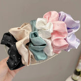3 Pcs Crystal Dot Scrunchies Hair Rings Fashion Hair Accessories for Women Girls Party Ponytail Holder Hair Accessories