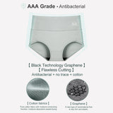 5 Pack Women's Cotton High Waisted Underwear - Tummy Control & Butt Lift, Graphene Antibacterial, Breathable Comfort, No Ride Up