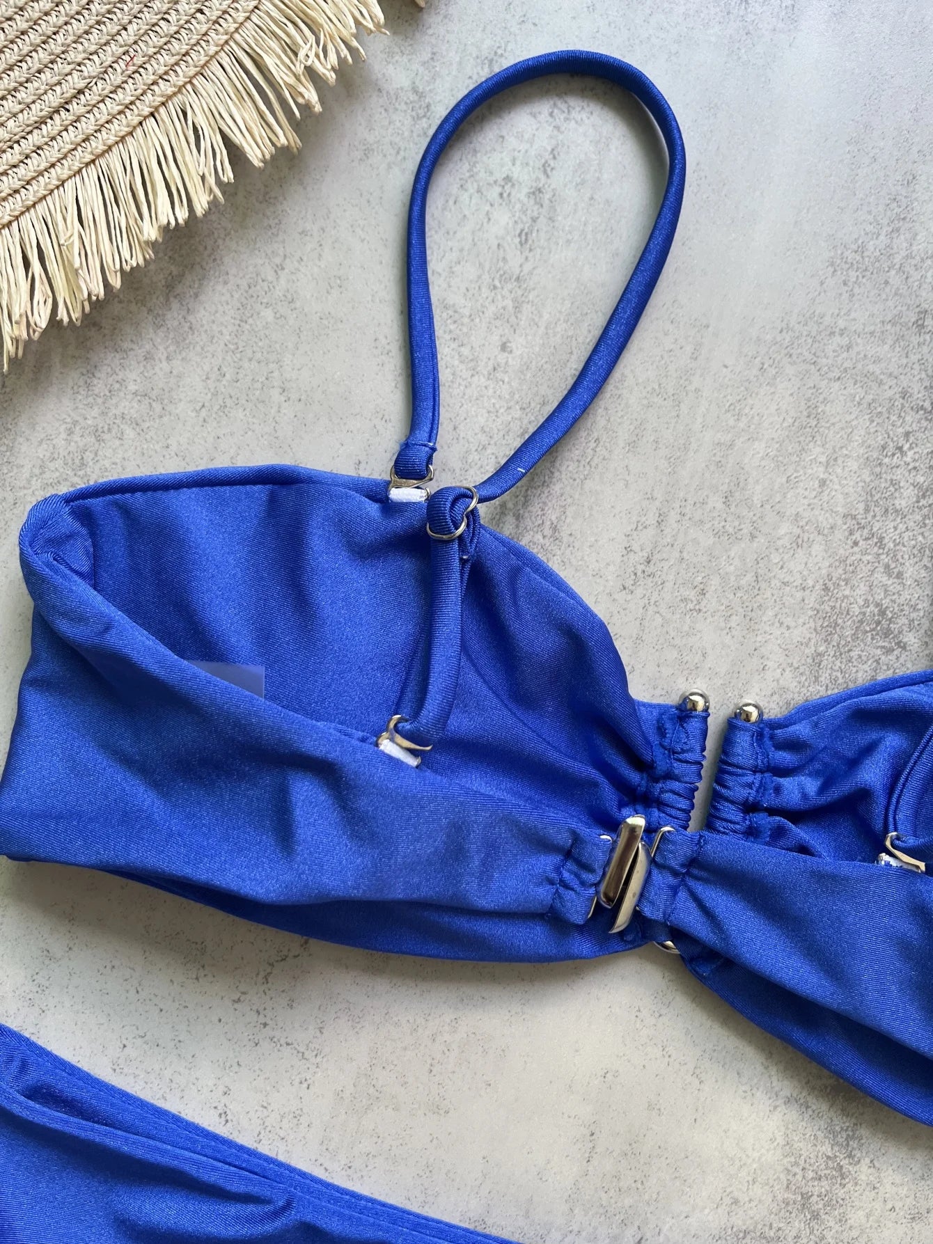 Bandeau Bikini Push Up Women Swimsuits 2026 Sexy Female Swimwear Brazilian Bikini Set Thong Biquini Swim Suits Solid Beachwear