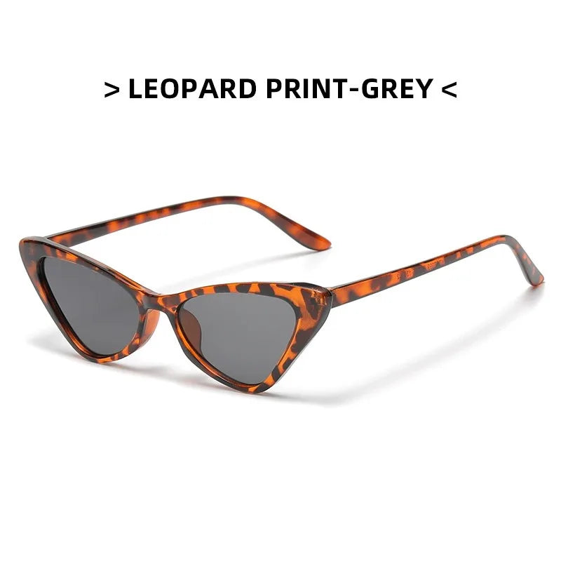 Hip-Hop Small Cat Eye Sunglasses Women Eyeglasses Eyewear with Retro Style Sunglasses