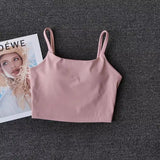 High-end Sports Bra Gym Camisole Fixed Pad Push-up Sports Underwear Women's Strapless Beauty Back Training Fitness Bra Yoga Bra