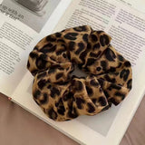 1PC Headband Printed scrunchie Headband High Elasticity Elastic headband ponytail holder elegant female hair accessories