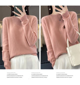 New cashmere sweater women's sweater in autumn and winter 100% merino wool fashion O-neck autumn warm pullover top