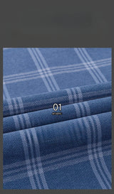 New In Shirt Oversize Long-Sleeve 100%Cotton Shirts for Men Slim Fit Formal Plain Shirt Plaid Casual Tops Designer Black Clothes