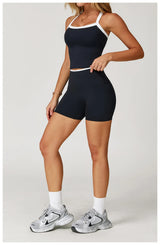 Women's Clothes 2 Pieces Workout Tracksuit Yoga Set Sportswear Gym Clothing High Waist Bell-bottoms Sexy Fitness Bta Sports Suit