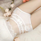 Women's Panties Sexy Lingerie Breathable Ultra-Thin Underwear Lace Floral Comfort High Waist Underpants Elastic Briefs Knickers