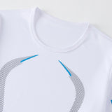 2 Pcs Men's Mesh Breathable Quick-drying Sports Suit Loose Plus Size Running Fitness Mountaineering Casual Short-sleeved Shorts