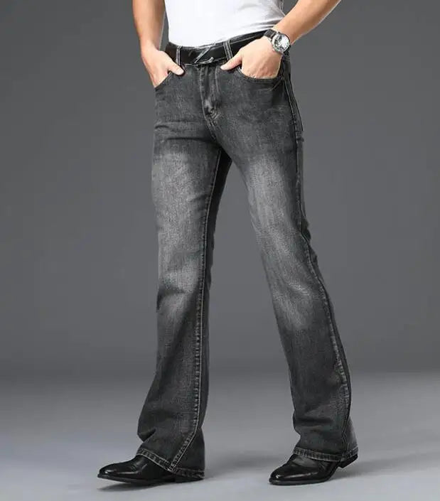 Men's Flared Jeans Loose Men Big-Leg Jeans Men Flared Pants Boot Cut Leg Designer Classic Jeans Multiple Styles Size 28-40