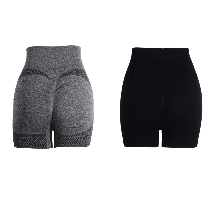 1/2PCS Women Shorts Sports For Women New Cycling Jogging Fitness High Waist Push Up Gym Shorts Leggings Women Yoga Clothing