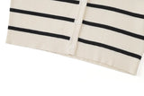 AS AW25 stripe knitting cardigan + sleeveless patch dress maxi matching set for woman clothing