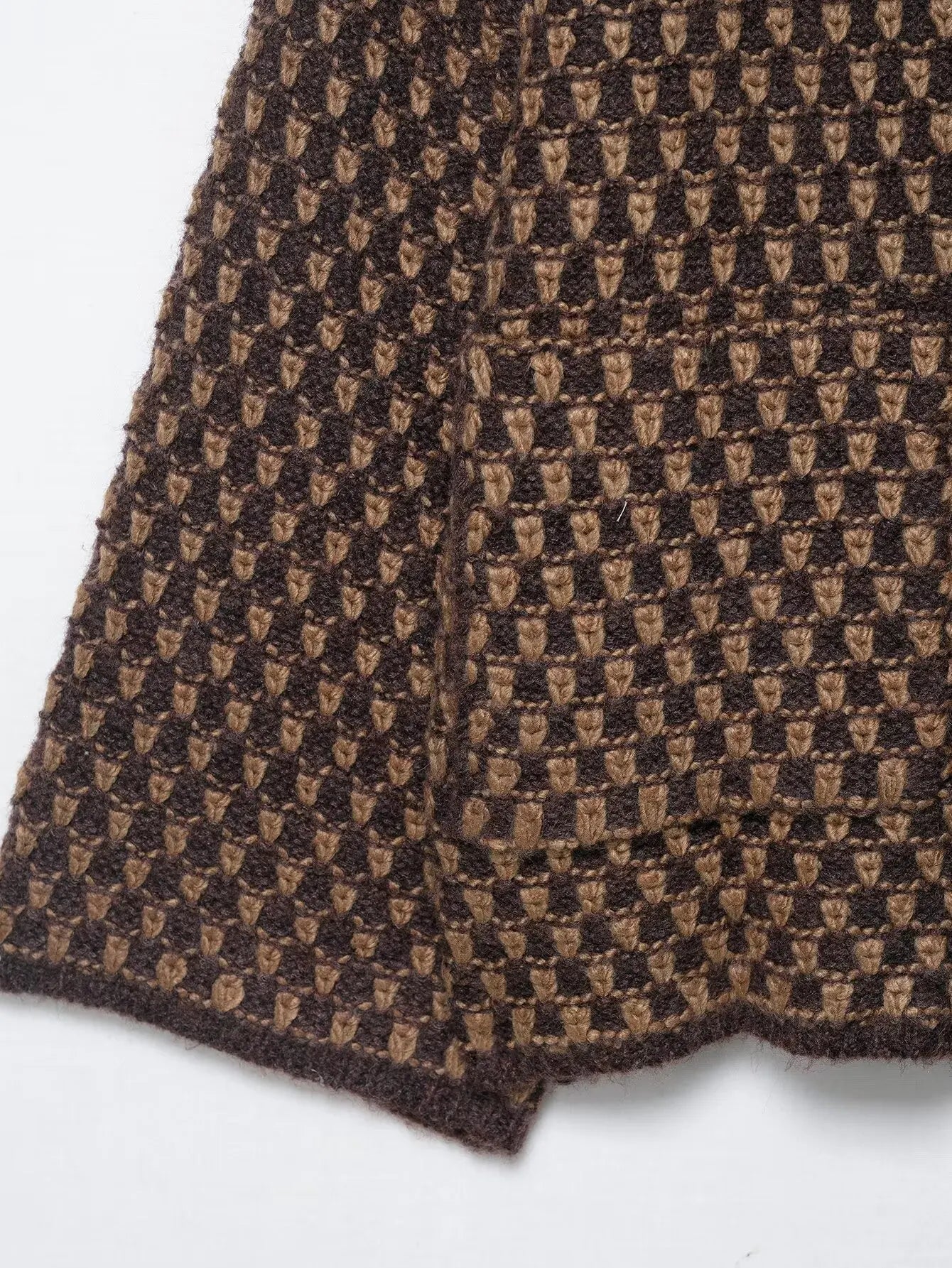 2026 New Autumn Brown Long Sleeve Knitted Cardigans Women Elegant Lapel Single Breasted Loose Sweater Coat Knitwear Korean Style
