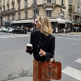 Vintage Napoleon Short Jacket for Women Stand Collar Full Sleeve Single-Breasted Slim Coat 2026 Spring Lady New Streetwear