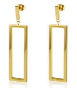 Luxury Shiny Zircon Hoop Earrings for Women Trendy Golden Stainless Steel Wed Ear Geometric Circle Earring Jewelry Pendientes