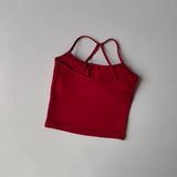 Seamless Nude Sports Bra Scrunch Push-up High Support Adjustable Thin Shoulder Strap Yoga Tank Top Women's Fitness Underwear Top