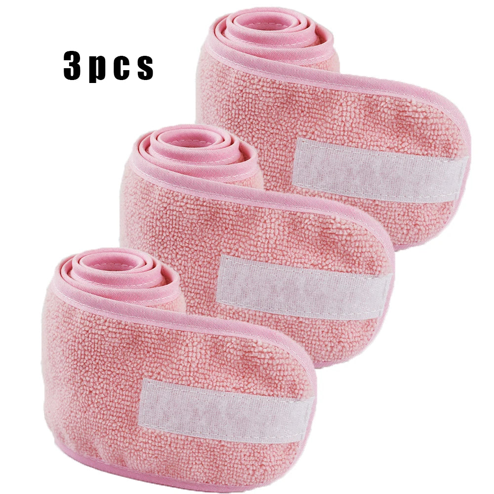 3pcs Magic Sticker Yoga Hair Band  Running Knitting Hair Accessories for Women Fashion  Makeup Spa Headbands