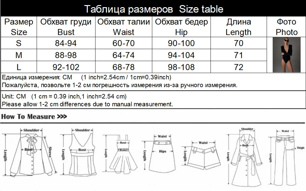 Ahagaga Fashion Women's Bodysuits Solid Regular Long Sleeves Deep V-Neck Basic Tops Skinny Streetwear Slim Fit Female T Shirts