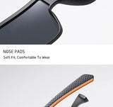 Fashion Polarized Sunglasses For Men Square Oversized Anti Glare Driver Mirror Sun Glasses Women UV400 Goggles Male