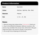 4pcs men's underwear, comfortable, soft and fashionable daily line print intimate boxer briefs, sporty and breathable boxers