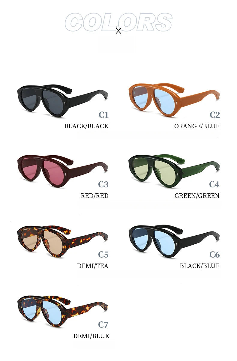 Hot Aviation Sunglasses Women Fashion Trendy 2026 Large Frames Casual Travel UV400 Sun Glasses For Shades Oculos Feminino