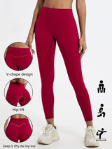 Hearuisavy Summer Super Soft Fabrics High Waist Leggings Gym Yoga Pants Running Workout Tights Push Up Sports Leggings Women