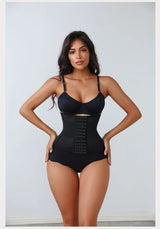 New Adjustable Waist Trainer for Women Double Belts Neoprene Corset with Zipper Workout Cincher for Tummy Control & Back Support