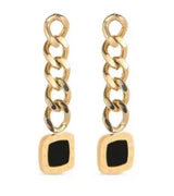 Luxury Shiny Zircon Hoop Earrings for Women Trendy Golden Stainless Steel Wed Ear Geometric Circle Earring Jewelry Pendientes