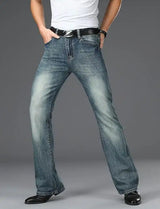 Men's Flared Jeans Loose Men Big-Leg Jeans Men Flared Pants Boot Cut Leg Designer Classic Jeans Multiple Styles Size 28-40