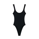 Skinny Ribbed Bodysuits for Women, O Neck, Straps, Snap-Button, Female Playsuits, Sexy Fashion