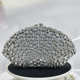 New Rhinestone Clutch Purse Women Elegant Wedding Party Bride Bag Prom Evening Handbag Sparkly Crystal Diamond Birthday Gift