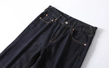 Men Embroidery Denim Shorts Black Hiphop Jeans Pants Cherry Blossom Dragon Totem Washed Zipper Cotton Summer cherry blossoms 024