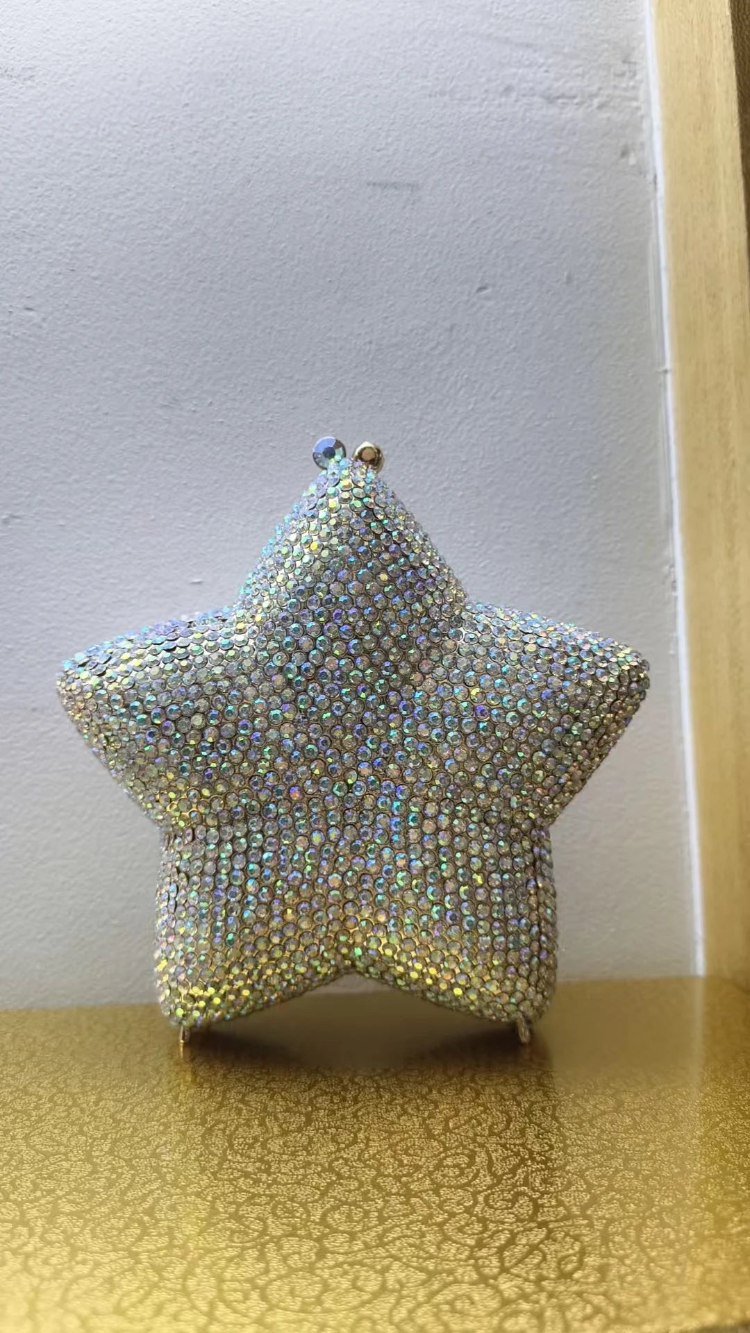 New Rhinestone Clutch Purse Women Elegant Wedding Party Bride Bag Prom Evening Handbag Sparkly Crystal Diamond Birthday Gift