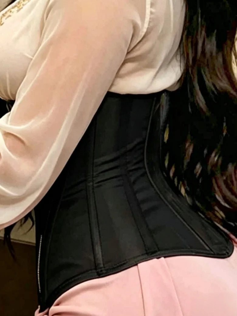 Women's Waist Cincher Triple-Button Zipper Design Long-Lasting Visible Waist Effect Fashion Accessory