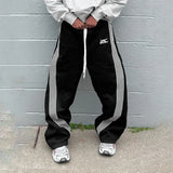Camouflage Casual Pants Y2k Embroidered Camo Functional Tactical Functional Men's Women's Premium Jogging Drawstring Sweatpants