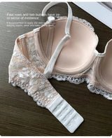 Women 1/2 Cup Lace Bra Sexy Floral Underwire Underwear Ladies Push Up Bras Female Comfortable Bra Half Cup Brassiere Lingerie