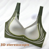 Powerful Push up Seamless Bra Women Gathered Up Wireless Bra Soft Full Coverage Support Adjustable Underwear Anti Sagging Bra